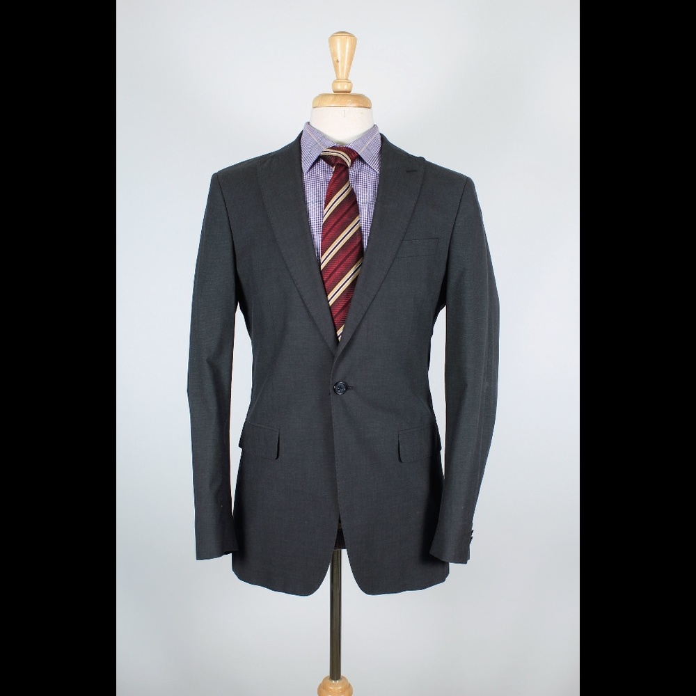 #BananaRepublic Tailored 38R Gray Sport Coat 45-G